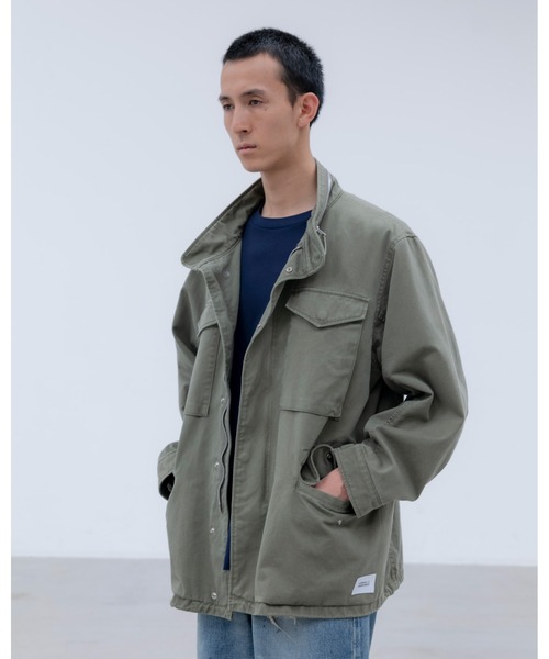 uniform experiment（ユニフォームエクスペリメント）の「MILITARY FIELD BLOUSON（ブルゾン・メンズ・ネイビー/カーキ・1/2/3/5/4）」の3枚目の写真