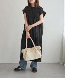 変形ピンタックワンピース