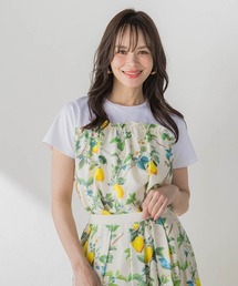 Viaggio Blu（ビアッジョブルー）の「【WEB限定】レモン切り替えカットソー（Tシャツ/カットソー）」