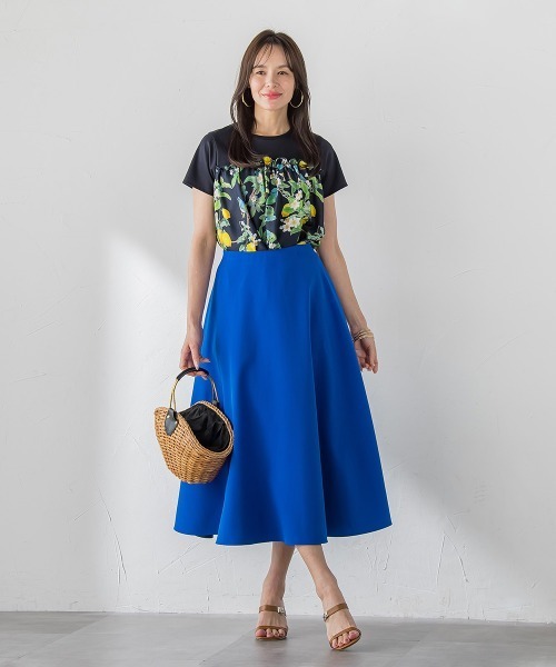 Viaggio Blu(ビアッジョブルー)の「【WEB限定】レモン切り替えカットソー(Tシャツ/カットソー・レディース・ネイビー/ベージュ・M)」の12枚目の写真