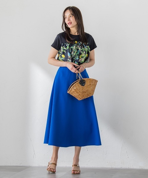 Viaggio Blu(ビアッジョブルー)の「【WEB限定】レモン切り替えカットソー(Tシャツ/カットソー・レディース・ネイビー/ベージュ・M)」の13枚目の写真