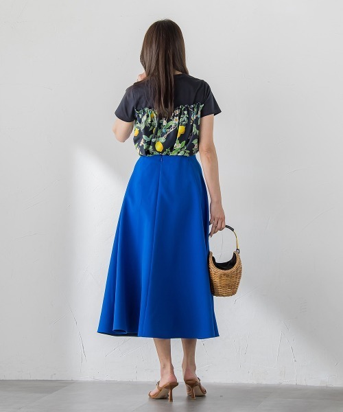 Viaggio Blu(ビアッジョブルー)の「【WEB限定】レモン切り替えカットソー(Tシャツ/カットソー・レディース・ネイビー/ベージュ・M)」の15枚目の写真