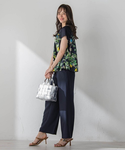 Viaggio Blu(ビアッジョブルー)の「【WEB限定】レモン切り替えカットソー(Tシャツ/カットソー・レディース・ネイビー/ベージュ・M)」の22枚目の写真