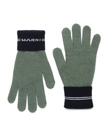 MARNI 手袋　定価6万 MARNI｜マルニの手袋（グリーン・カーキ/緑色系・5本指）通販 - ZOZOTOWN
