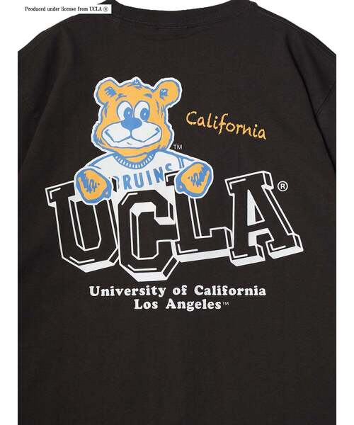 UCLA(ユーシーエルエー)の「【UCLA】 バックロゴプリント ショートスリーブTEE(Tシャツ/カットソー・メンズ・チャコールグレー/ホワイト/サックスブルー・3/2)」の6枚目の写真