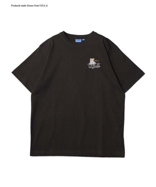 UCLA(ユーシーエルエー)の「【UCLA】 バックロゴプリント ショートスリーブTEE(Tシャツ/カットソー・メンズ・チャコールグレー/ホワイト/サックスブルー・3/2)」の4枚目の写真