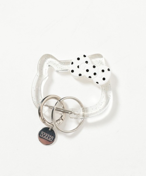 LOWRYS FARM（ローリーズファーム）の「【HELLO KITTY】DOTカラビナ 672123 /GOODS（キーホルダー・レディース・ブラック/ブラウン/レッド/ホワイト・FREE）」の10枚目の写真