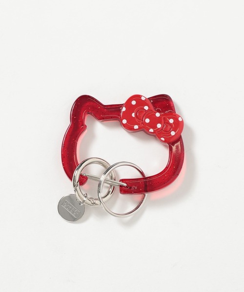 LOWRYS FARM（ローリーズファーム）の「【HELLO KITTY】DOTカラビナ 672123 /GOODS（キーホルダー・レディース・ブラック/ブラウン/レッド/ホワイト・FREE）」の12枚目の写真