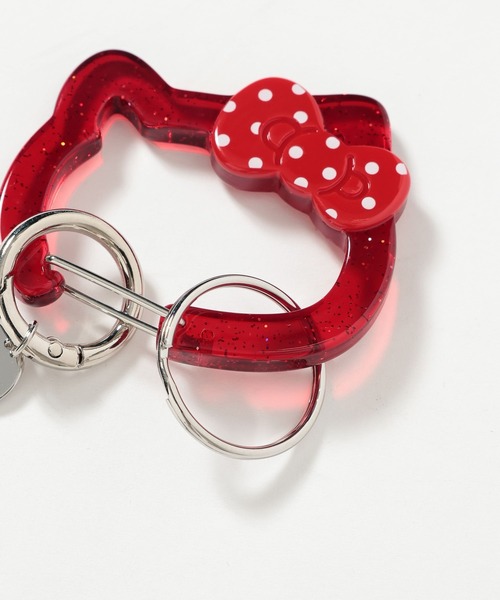 LOWRYS FARM（ローリーズファーム）の「【HELLO KITTY】DOTカラビナ 672123 /GOODS（キーホルダー・レディース・ブラック/ブラウン/レッド/ホワイト・FREE）」の15枚目の写真