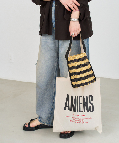 LE TALON(ルタロン)の「La Hutte/ラユット AMIENS tote(トートバッグ・レディース・オートミール・FREE)」の4枚目の写真