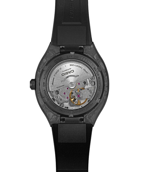EDIFICE(CASIO)(エディフィス)の「EDIFICE AUTOMATIC / EFK-200CD-1AJF(アナログ腕時計・メンズ・ブラック×シルバー・FREE)」の2枚目の写真
