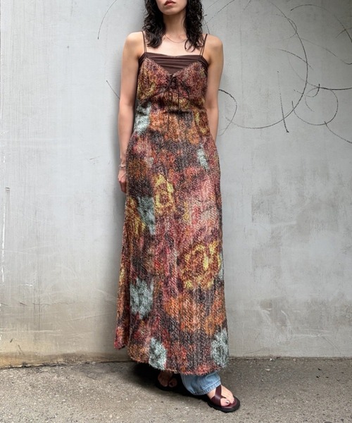 WOVEN PATTERN FLOWER DRESS（ドレス）｜Ameri（アメリ）の