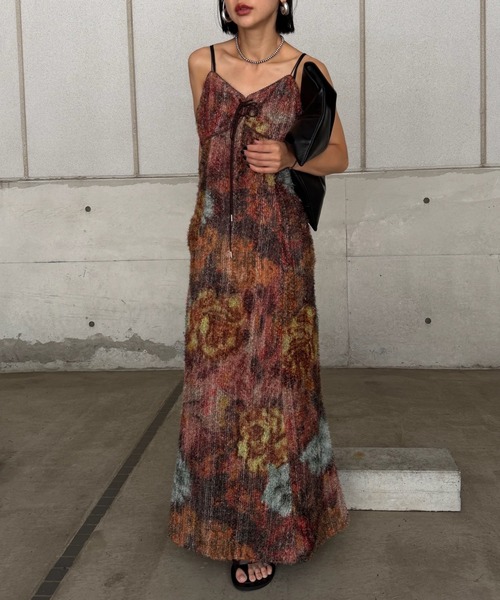 WOVEN PATTERN FLOWER DRESS（ドレス）｜Ameri（アメリ）の