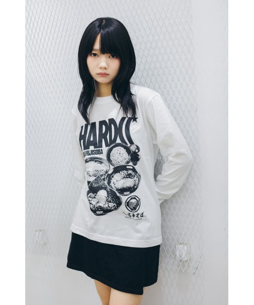 ハードコアチョコレート(ハードコアチョコレート)の「名代 富士そば ロングスリーブTシャツ(かえしホワイト)(Tシャツ/カットソー・メンズ・ホワイト・XX-LARGE/LARGE/X-LARGE)」の6枚目の写真