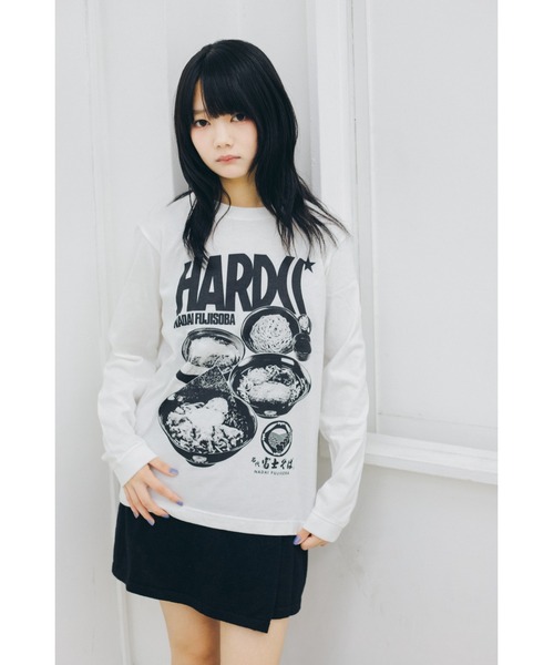 ハードコアチョコレート(ハードコアチョコレート)の「名代 富士そば ロングスリーブTシャツ(かえしホワイト)(Tシャツ/カットソー・メンズ・ホワイト・XX-LARGE/LARGE/X-LARGE)」の5枚目の写真