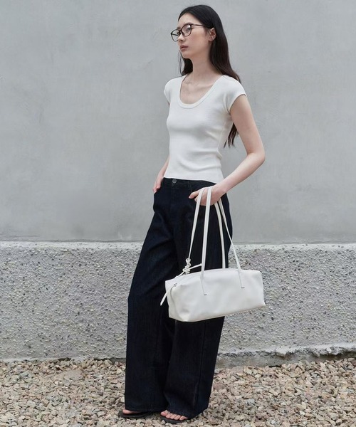 Bie（ビエ）の「ワイドデニムパンツ（その他パンツ・レディース・インディゴブルー・S/L/M）」の7枚目の写真
