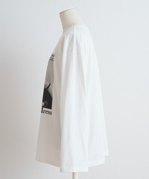PUAL CE CIN(ピュアルセシン)の「フォトプリントロンT(Tシャツ/カットソー・レディース・キャメル/オフホワイト・FREE)」の15枚目の写真