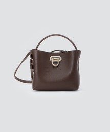 ANELLI TURNLOCK MINI バッグ BROWN