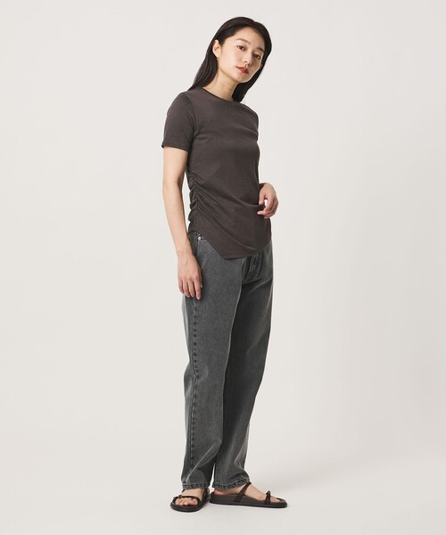 MARW UNITED ARROWS（マルゥ ユナイテッドアローズ）の「＜MARW UNITED ARROWS＞サイド ギャザー プルオーバー（Tシャツ/カットソー・レディース・オリーブ/イエロー/ダークグレー/ホワイト・FREE）」の11枚目の写真