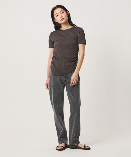MARW UNITED ARROWS（マルゥ ユナイテッドアローズ）の「＜MARW UNITED ARROWS＞サイド ギャザー プルオーバー（Tシャツ/カットソー・レディース・オリーブ/イエロー/ダークグレー/ホワイト・FREE）」の12枚目の写真