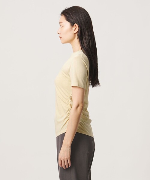 MARW UNITED ARROWS（マルゥ ユナイテッドアローズ）の「＜MARW UNITED ARROWS＞サイド ギャザー プルオーバー（Tシャツ/カットソー・レディース・オリーブ/イエロー/ダークグレー/ホワイト・FREE）」の16枚目の写真
