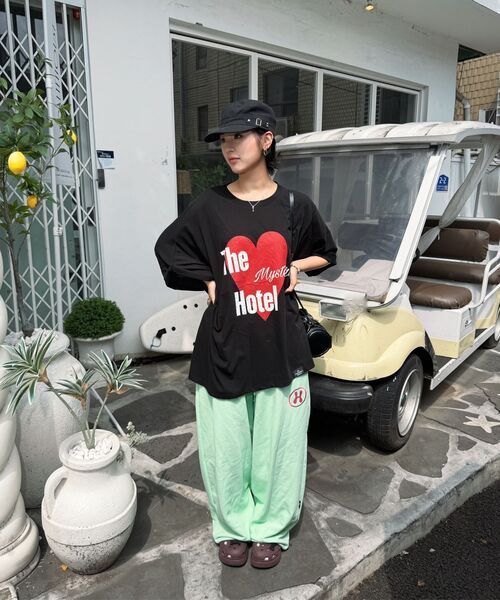 THE MYSTERIOUS HOTEL（ザミステリアスホテル）の「H LOGO BASIC WIDE PT [MINT]（スウェットパンツ・レディース・その他・FREE）」の5枚目の写真