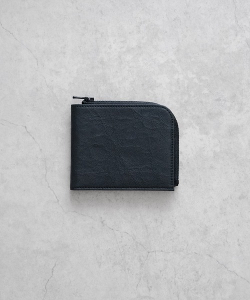 Dyneema Leather BIFOLD ZIP WALLET 超軽量ダイニーマレザー 2つ折りL
