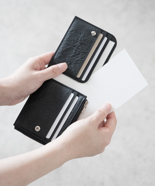 Dyneema Leather BIFOLD ZIP WALLET 超軽量ダイニーマレザー 2つ折りL