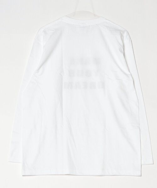 tunee（チュニー）の「ビッグロゴロンT／長袖Tシャツ(hsyd)（Tシャツ/カットソー・レディース・ホワイト・LARGE）」の2枚目の写真