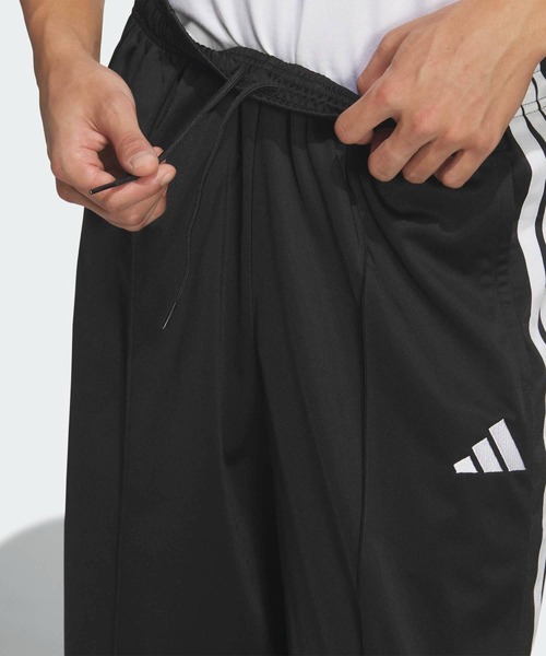 adidas(アディダス)の「スタジアム トリコット ルーズフィット ストレート レッグ パンツ / アディダス adidas(スウェットパンツ・メンズ・ブラック×ホワイト・XX-LARGE/3XL/LARGE/MEDIUM/SMALL/X-LARGE/X-SMALL)」の4枚目の写真