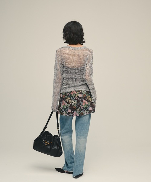eL(エル)の「【eL】Gobelin Mini Skirt/1066479(スカート・レディース・ブラック系その他/ホワイト系その他・FREE)」の19枚目の写真