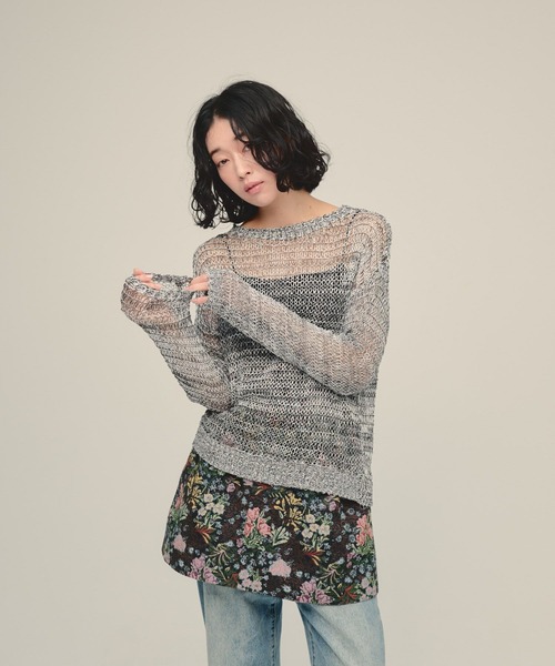 eL(エル)の「【eL】Gobelin Mini Skirt/1066479(スカート・レディース・ブラック系その他/ホワイト系その他・FREE)」の20枚目の写真