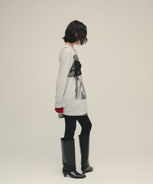 eL(エル)の「【eL】Gobelin Mini Skirt/1066479(スカート・レディース・ブラック系その他/ホワイト系その他・FREE)」の22枚目の写真