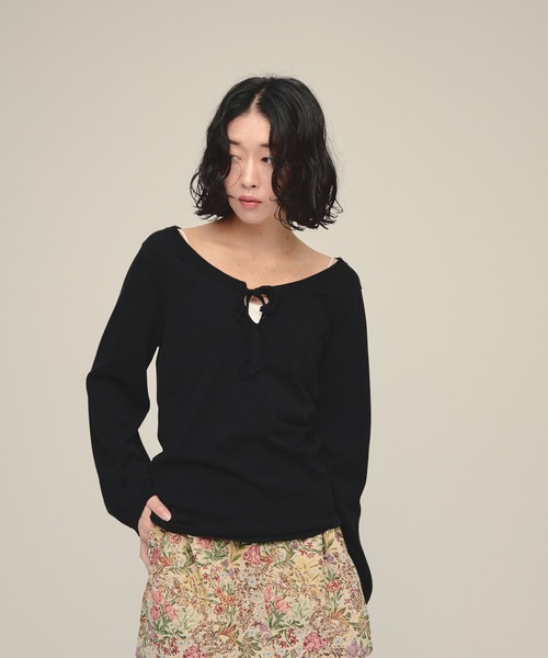 eL(エル)の「【eL】Gobelin Mini Skirt/1066479(スカート・レディース・ブラック系その他/ホワイト系その他・FREE)」の15枚目の写真