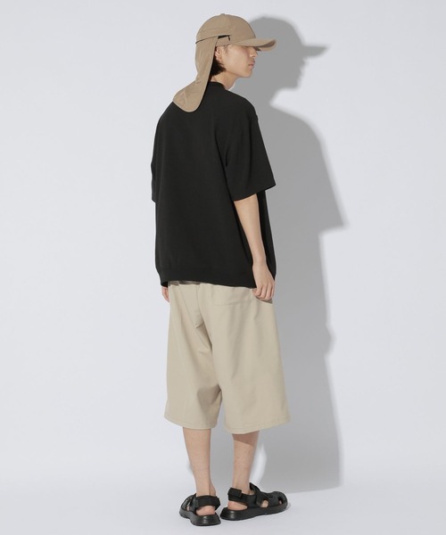 LAKOLE(ラコレ)の「メランジウーブン半袖T / 1050806(Tシャツ/カットソー・メンズ・ブラック/ブラウン・LARGE/MEDIUM)」の5枚目の写真