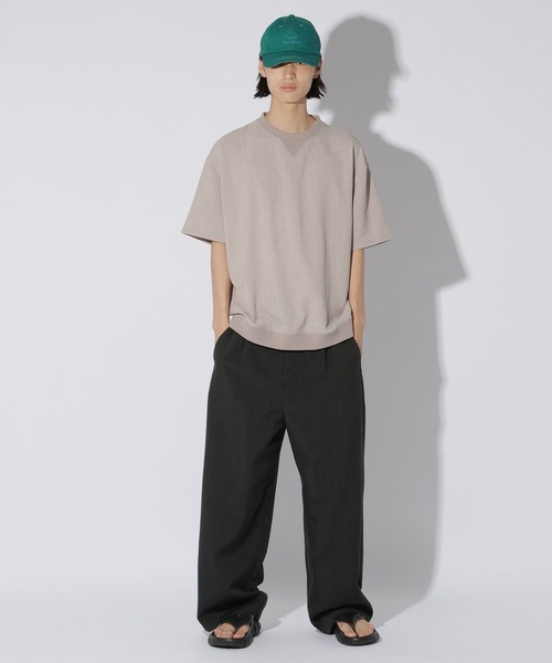 LAKOLE(ラコレ)の「メランジウーブン半袖T / 1050806(Tシャツ/カットソー・メンズ・ブラック/ブラウン・LARGE/MEDIUM)」の22枚目の写真