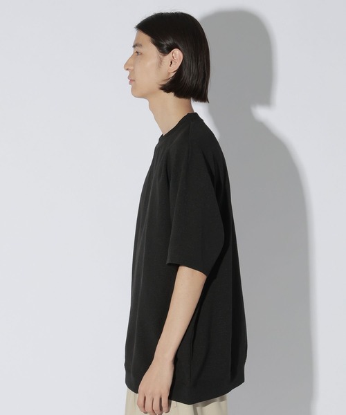 LAKOLE(ラコレ)の「メランジウーブン半袖T / 1050806(Tシャツ/カットソー・メンズ・ブラック/ブラウン・LARGE/MEDIUM)」の17枚目の写真