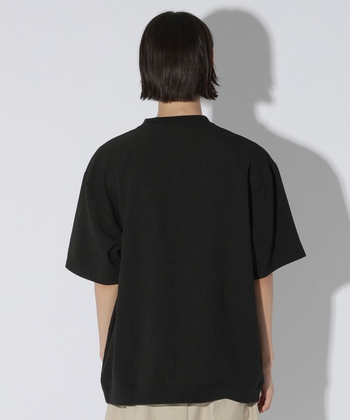 LAKOLE(ラコレ)の「メランジウーブン半袖T / 1050806(Tシャツ/カットソー・メンズ・ブラック/ブラウン・LARGE/MEDIUM)」の18枚目の写真