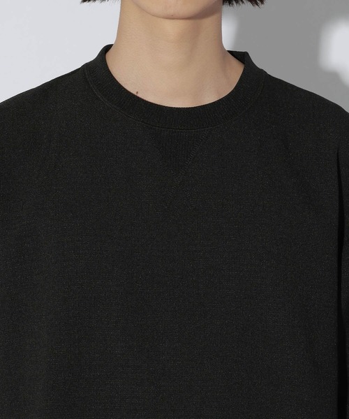 LAKOLE(ラコレ)の「メランジウーブン半袖T / 1050806(Tシャツ/カットソー・メンズ・ブラック/ブラウン・LARGE/MEDIUM)」の19枚目の写真