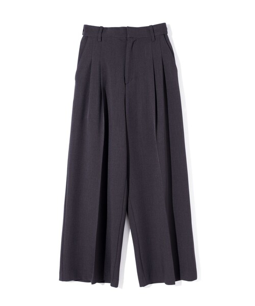 MIDIUMISOLID（ミディウミソリッド）の「MIDIUMISOLID for Ladies エッセンシャルイーズパンツ（その他パンツ・レディース・ブラック/チャコールグレー/ブラウン・FREE）」の3枚目の写真