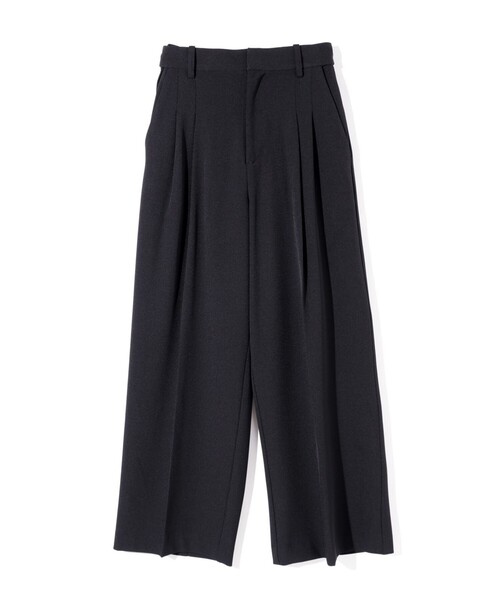 MIDIUMISOLID（ミディウミソリッド）の「MIDIUMISOLID for Ladies エッセンシャルイーズパンツ（その他パンツ・レディース・ブラック/チャコールグレー/ブラウン・FREE）」の4枚目の写真