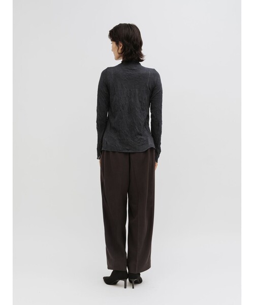 MIDIUMISOLID（ミディウミソリッド）の「MIDIUMISOLID for Ladies エッセンシャルイーズパンツ（その他パンツ・レディース・ブラック/チャコールグレー/ブラウン・FREE）」の10枚目の写真