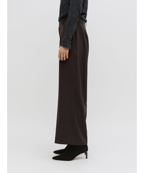 MIDIUMISOLID（ミディウミソリッド）の「MIDIUMISOLID for Ladies エッセンシャルイーズパンツ（その他パンツ・レディース・ブラック/チャコールグレー/ブラウン・FREE）」の13枚目の写真
