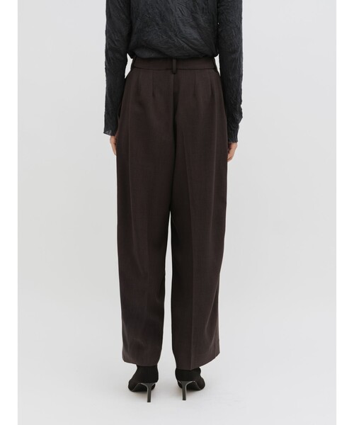 MIDIUMISOLID（ミディウミソリッド）の「MIDIUMISOLID for Ladies エッセンシャルイーズパンツ（その他パンツ・レディース・ブラック/チャコールグレー/ブラウン・FREE）」の14枚目の写真
