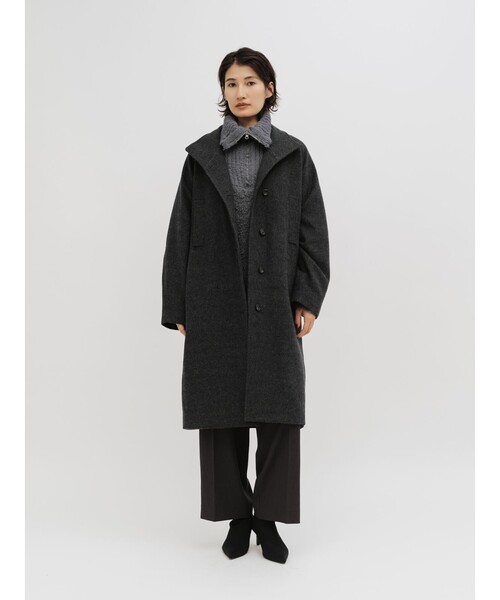 MIDIUMISOLID（ミディウミソリッド）の「MIDIUMISOLID for Ladies エッセンシャルイーズパンツ（その他パンツ・レディース・ブラック/チャコールグレー/ブラウン・FREE）」の17枚目の写真