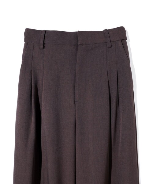 MIDIUMISOLID（ミディウミソリッド）の「MIDIUMISOLID for Ladies エッセンシャルイーズパンツ（その他パンツ・レディース・ブラック/チャコールグレー/ブラウン・FREE）」の18枚目の写真
