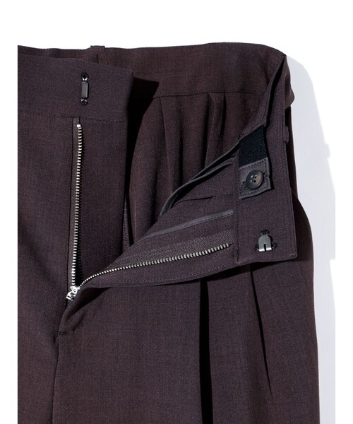 MIDIUMISOLID（ミディウミソリッド）の「MIDIUMISOLID for Ladies エッセンシャルイーズパンツ（その他パンツ・レディース・ブラック/チャコールグレー/ブラウン・FREE）」の19枚目の写真