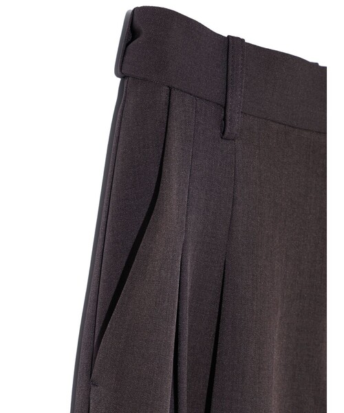 MIDIUMISOLID（ミディウミソリッド）の「MIDIUMISOLID for Ladies エッセンシャルイーズパンツ（その他パンツ・レディース・ブラック/チャコールグレー/ブラウン・FREE）」の20枚目の写真