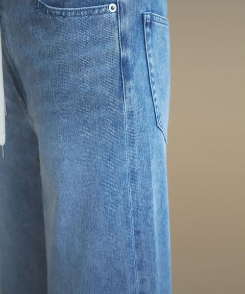 cloenc(クロエンス)の「【8サイズ展開/トールサイズ】DeniMoove ライトデニム イージーパンツ 360°ストレッチ(デニムパンツ・レディース・ブルー/ネイビー・00/01/02/03/90/91/92/93)」の22枚目の写真