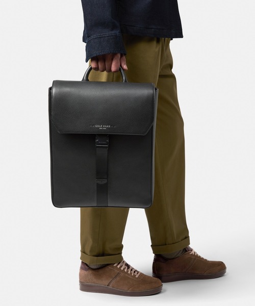 COLE HAAN（コールハーン）の「ベルモント スリム バックパック mens.（ビジネスバッグ・メンズ・ブラック・OSFA）」の2枚目の写真
